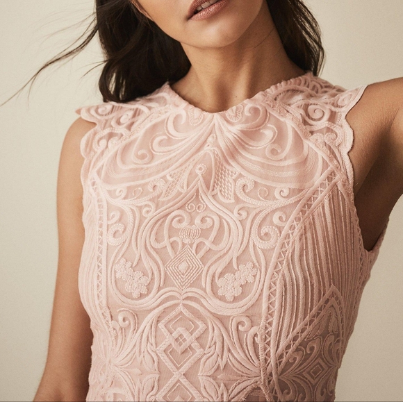NWT REISS | Lace Bodycon Dress - Picture 7 of 9